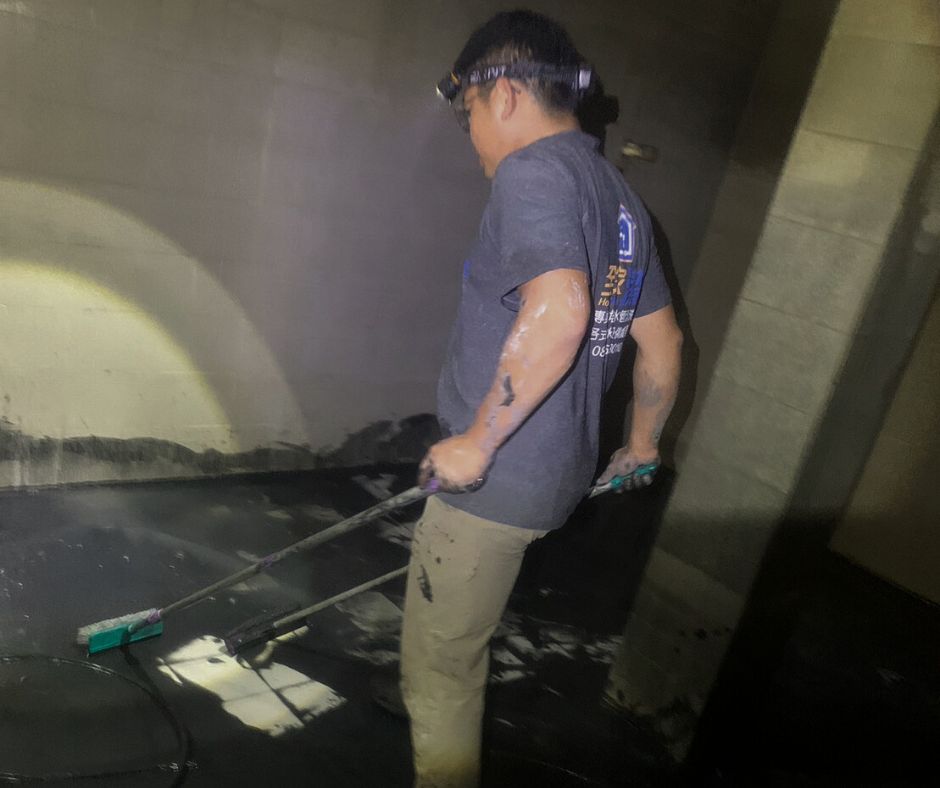 全家潔溫泉水塔案例施工或設備安裝現場照片