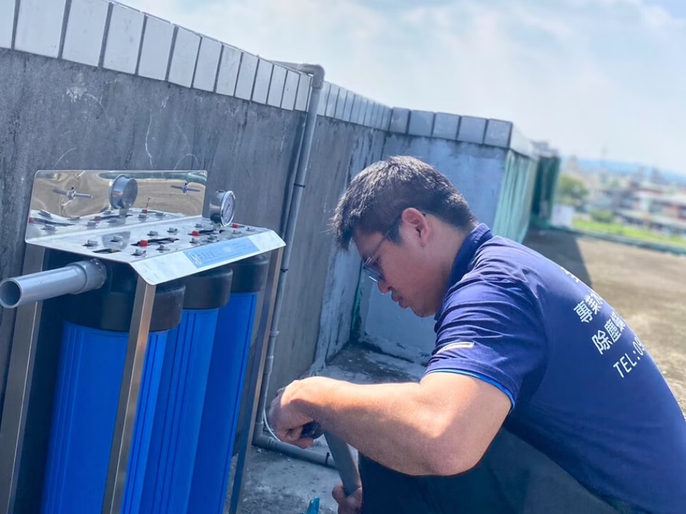 全家潔客製化經濟過濾系統，輕鬆方案案例施工或設備安裝現場照片